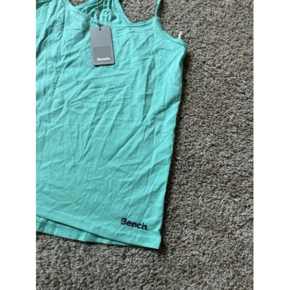 Bench Womens Teal Sleeveless Tank Pull Over Active size Small Casual - Picture 3 of 15